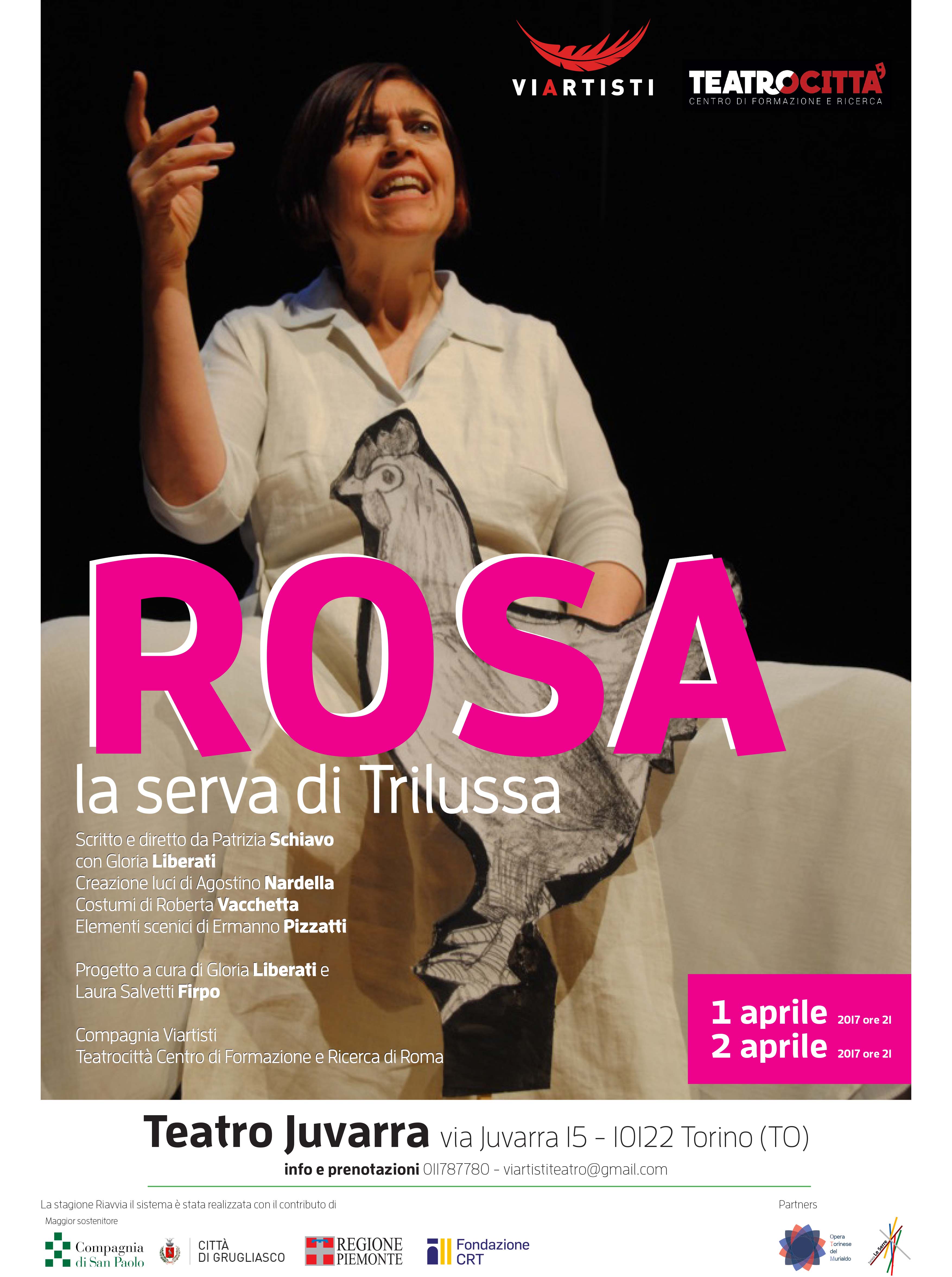 Locandina di ROSA la serva di Trilussa